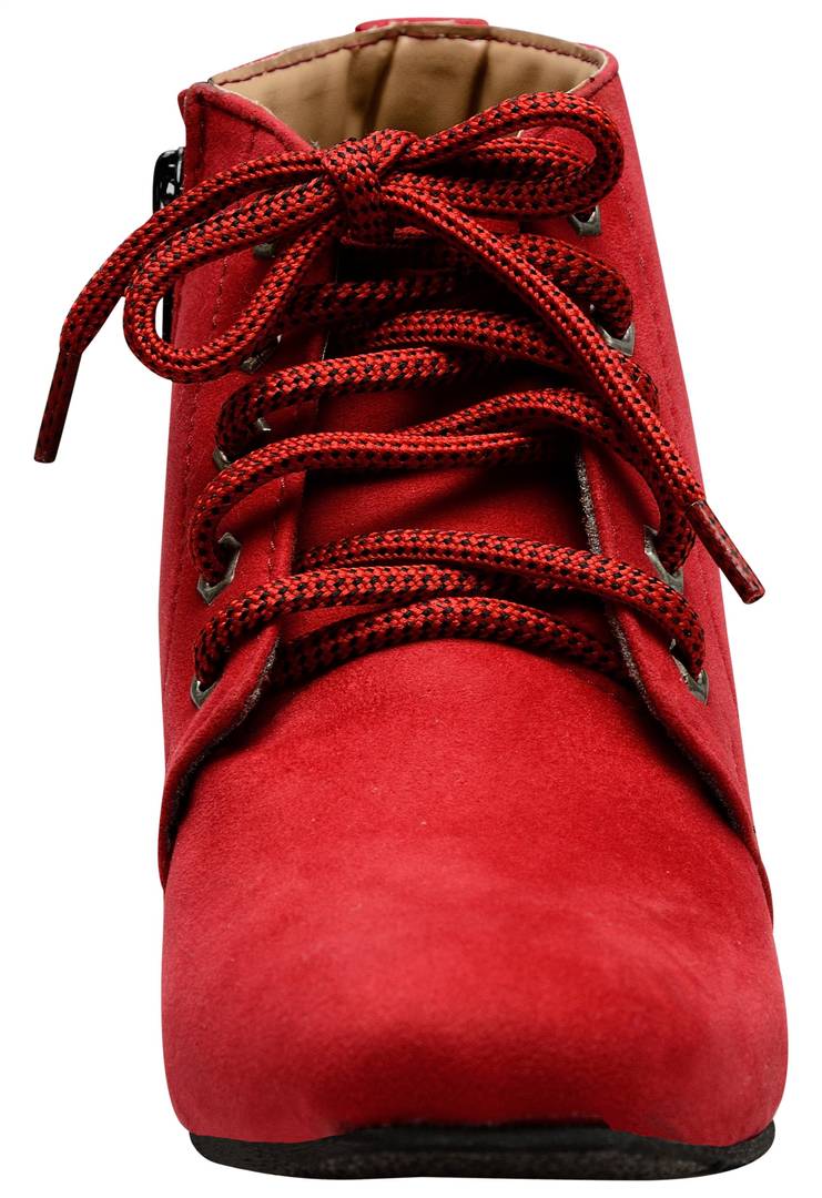 Exotique Women's Red Casual Boot (EL0040RD)