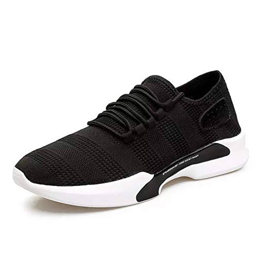 Stylish black mesh shoe