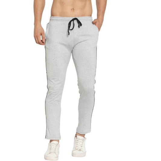 Cliths Men's Light Grey Lower Pants Running, Causal Gym Workout Track pants with two side  Pockets