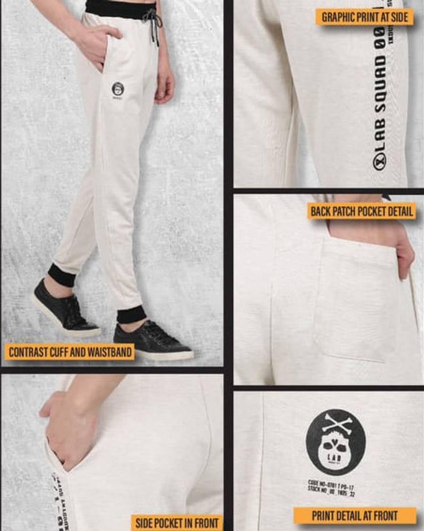 COTTON RICH PRINTED JOGGERS