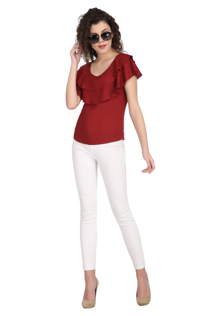 Rayon Solid Tops