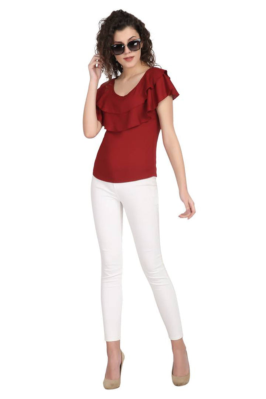 Rayon Solid Tops