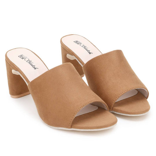 Suede High Heel Sandals