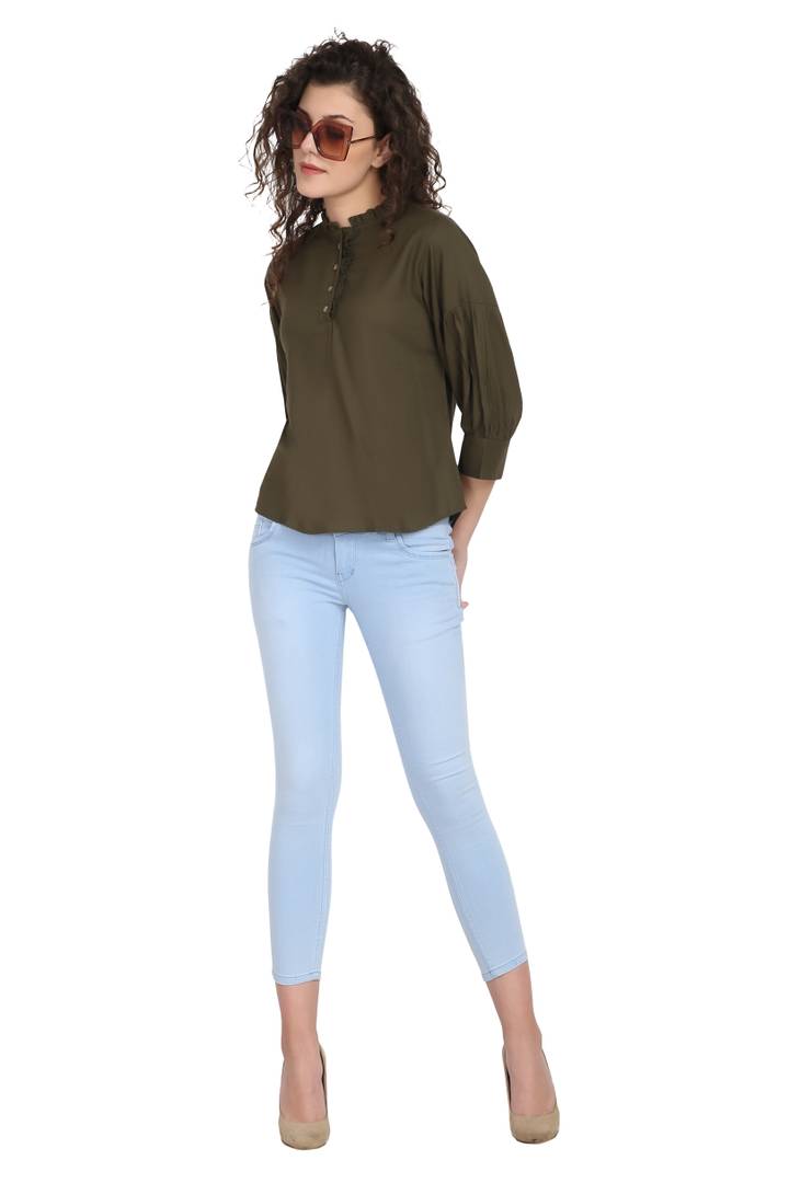 Rayon Solid Top