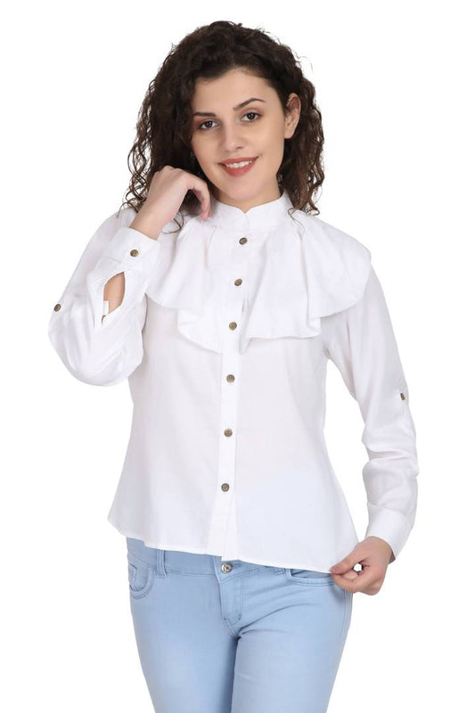 Women Rayon Solid Top