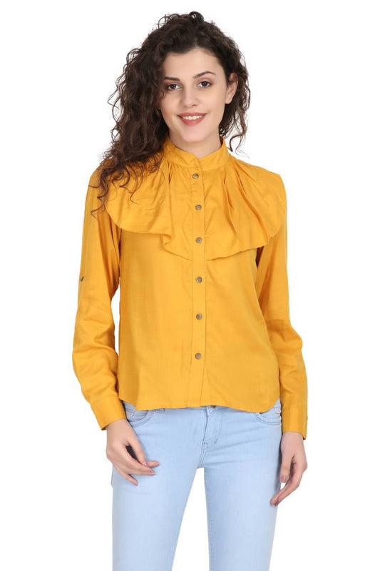Women Rayon Solid Top