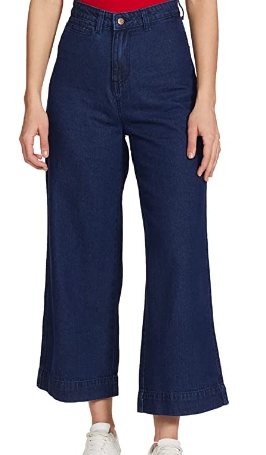 Women's Blue Loose Fit Jeans