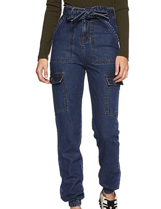 Women's Blue Relaxed Jeans