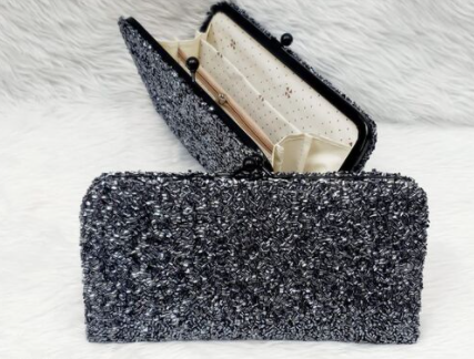 Shimmery Touch Clutch