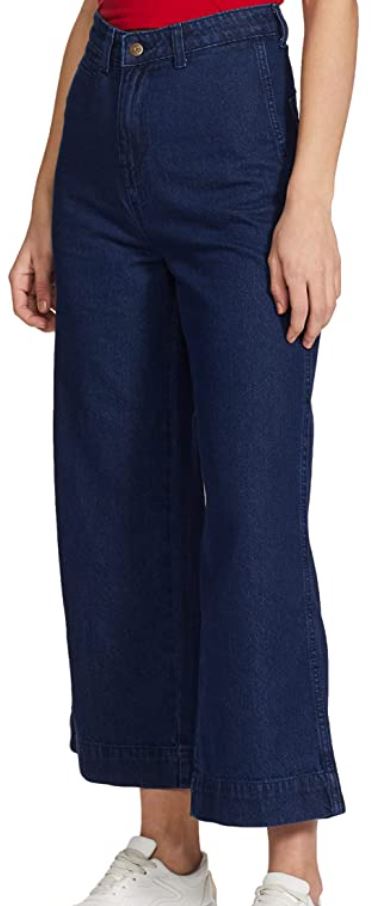 Women's Blue Loose Fit Jeans