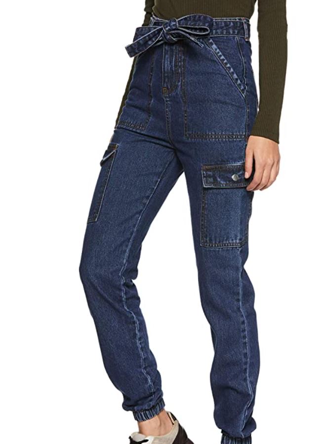 Women's Blue Relaxed Jeans