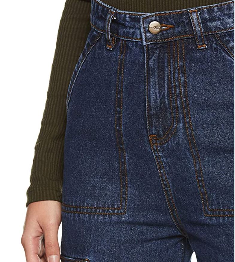 Women's Blue Relaxed Jeans