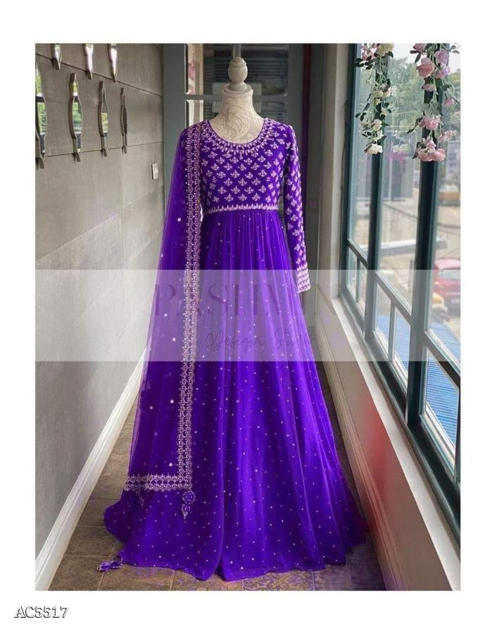 Designer Embroidery Gown