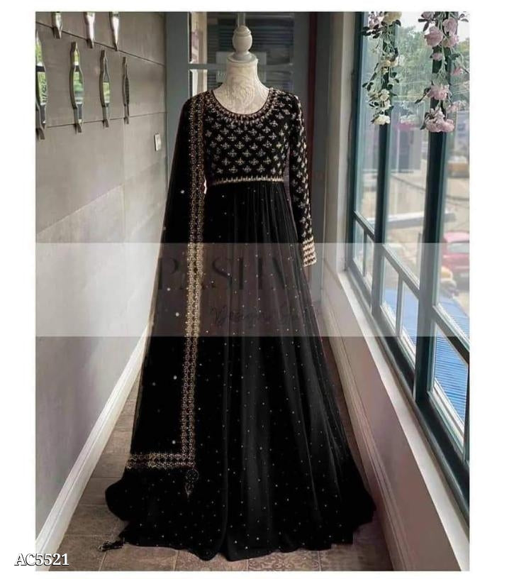 Designer Embroidery Gown