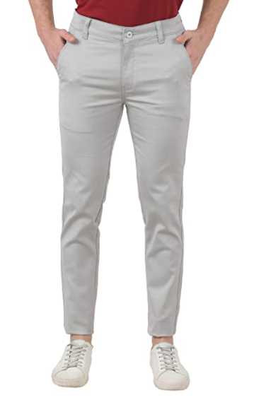 Men's Cotton Chinos Textured Trouser