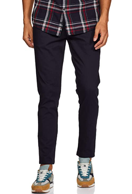 blackberrys Men's Skinny Fit Casual Trouser