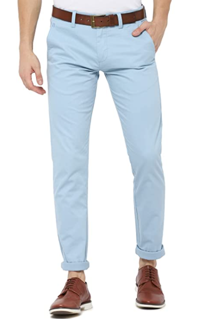 Allen Solly Men's Slim Fit Casual Trouser