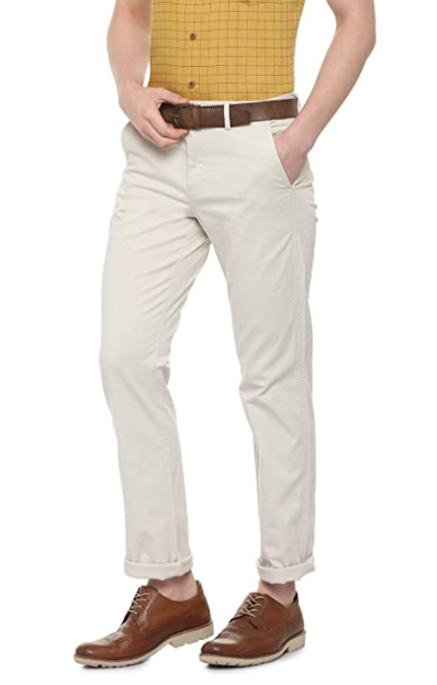 Allen Solly Men's Slim Fit Casual Trouser