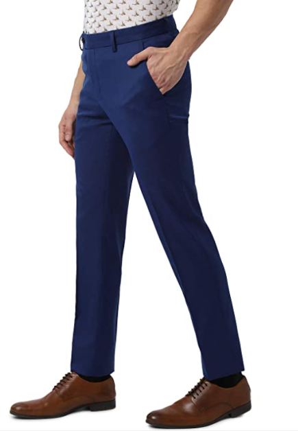 Peter England Men Brown Solid Slim Fit Formal Trousers: Buy Peter England  Men Brown Solid Slim Fit Formal Trousers Online at Best Price in India |  NykaaMan