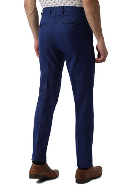 Peter England Men's Slim Formal Trouser