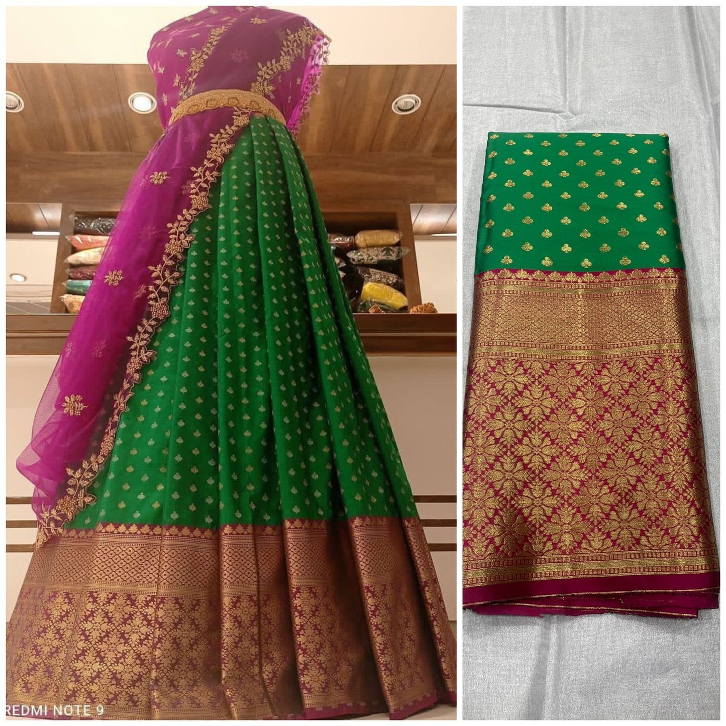 Kanjiveram Silk Zari Lehanga