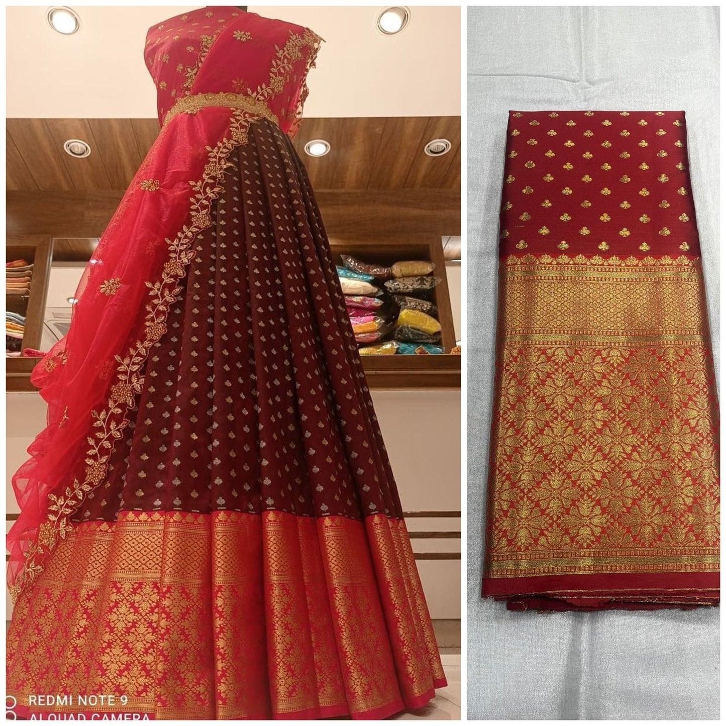 Kanjiveram Silk Zari Lehanga