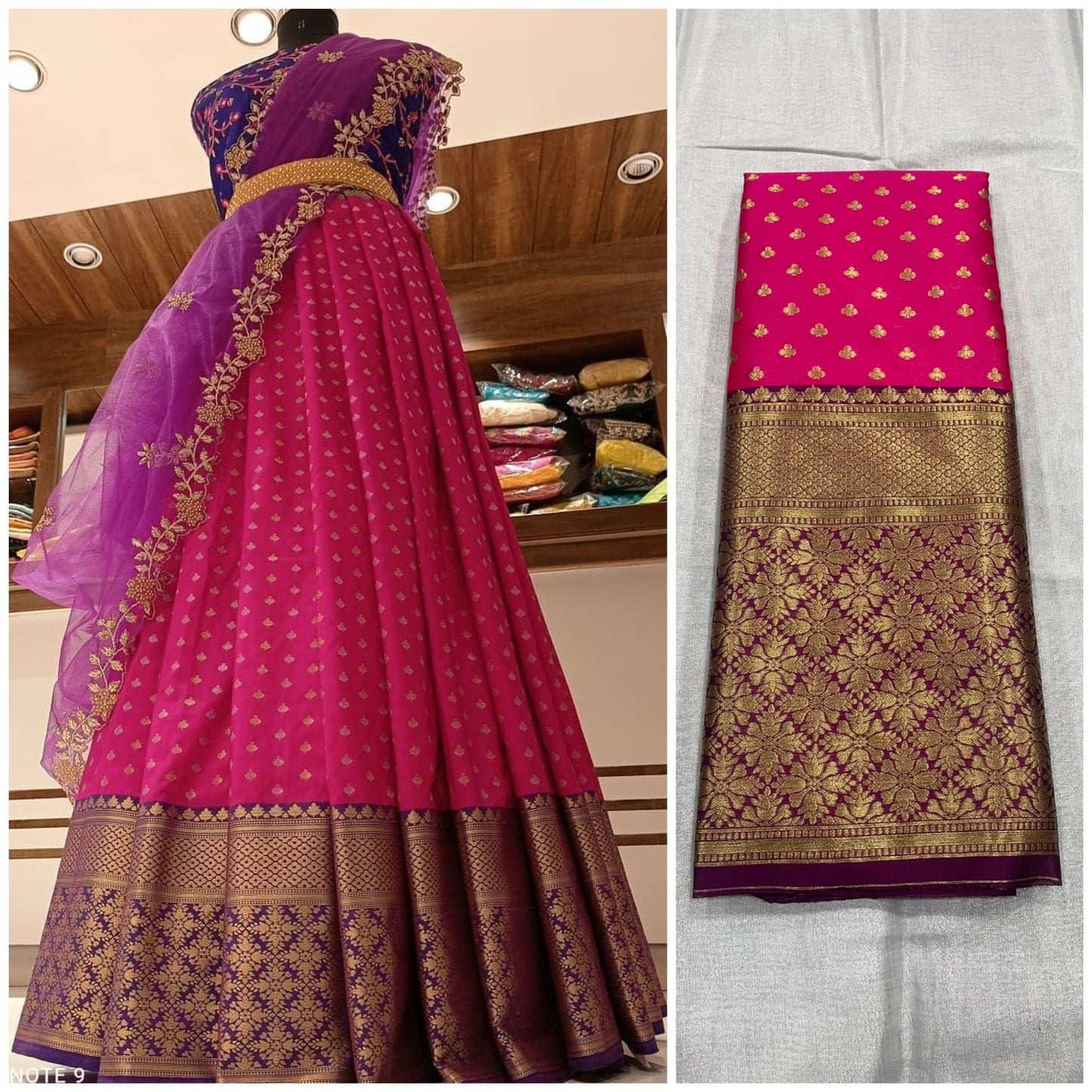 Kanjiveram Silk Zari Lehanga