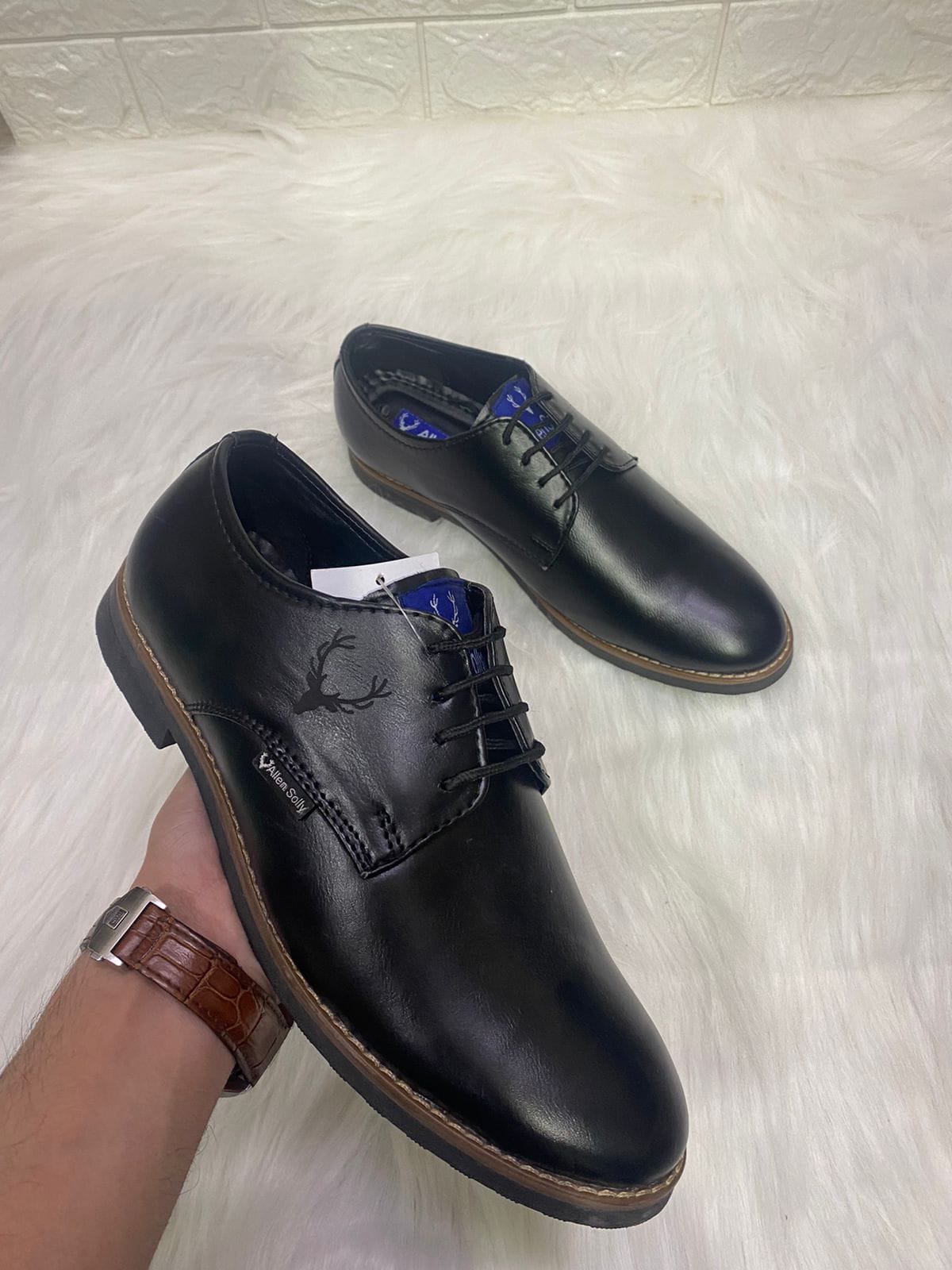 Buy Allen Solly Oxford Formal Shoes For Men ( BLACK ) Online at Low Prices  in India - Paytmmall.com